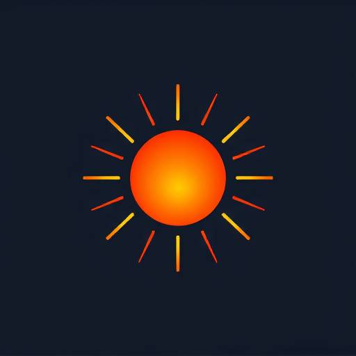 Radio Sonnenklang Logo - Eine stilisierte Sonne mit Schallwellen