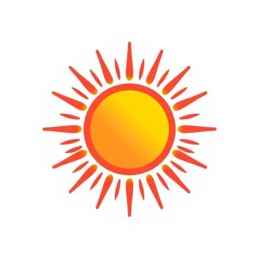 Radio Sonnenklang Logo - Eine stilisierte Sonne mit Schallwellen
